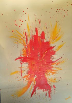 Huile au couteau Format 50 x70
